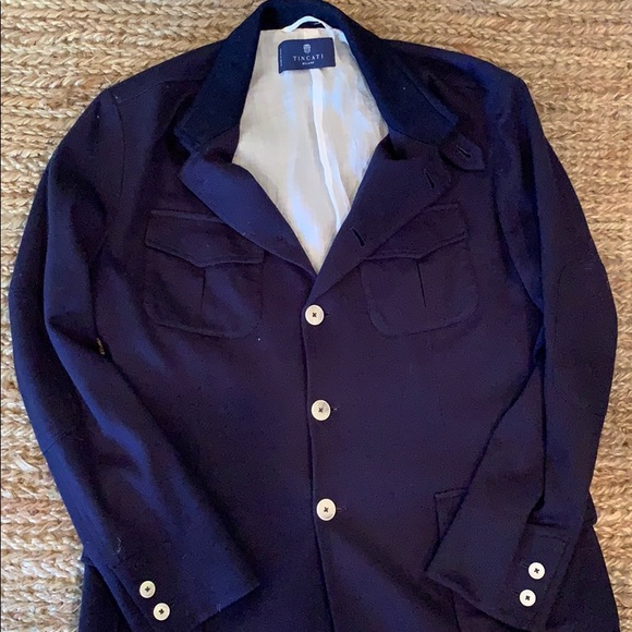 Navy Italian Blazer - Picture 1 of 3